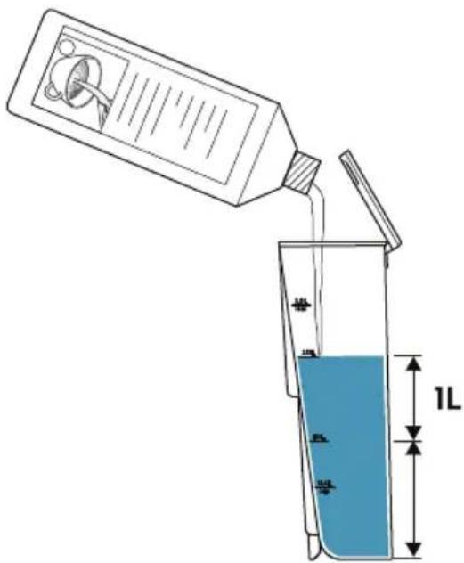 ELECTROLUX E8EC1-8SW - Kalkių šalinimo tirpalo paruošimas - 2