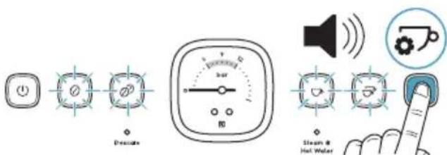 ELECTROLUX E8EC1-8SW - To customize the coffee extraction temperature - 1