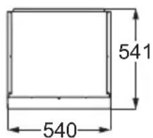 ELECTROLUX KNS3SE18S - Afmetingen - 2