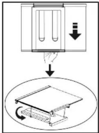 BEKO B5RCNA416HXBW - Foldable Wine Rack - 1