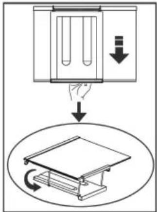 BEKO B5RCNA416HXBW - Clayette porte-bouteille pliable - 1