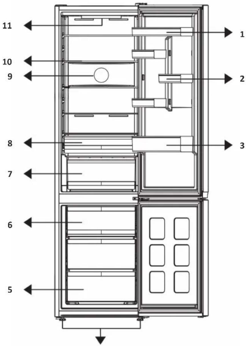BEKO B5RCNA416HXBW - Ihr Kühlschrank - 1