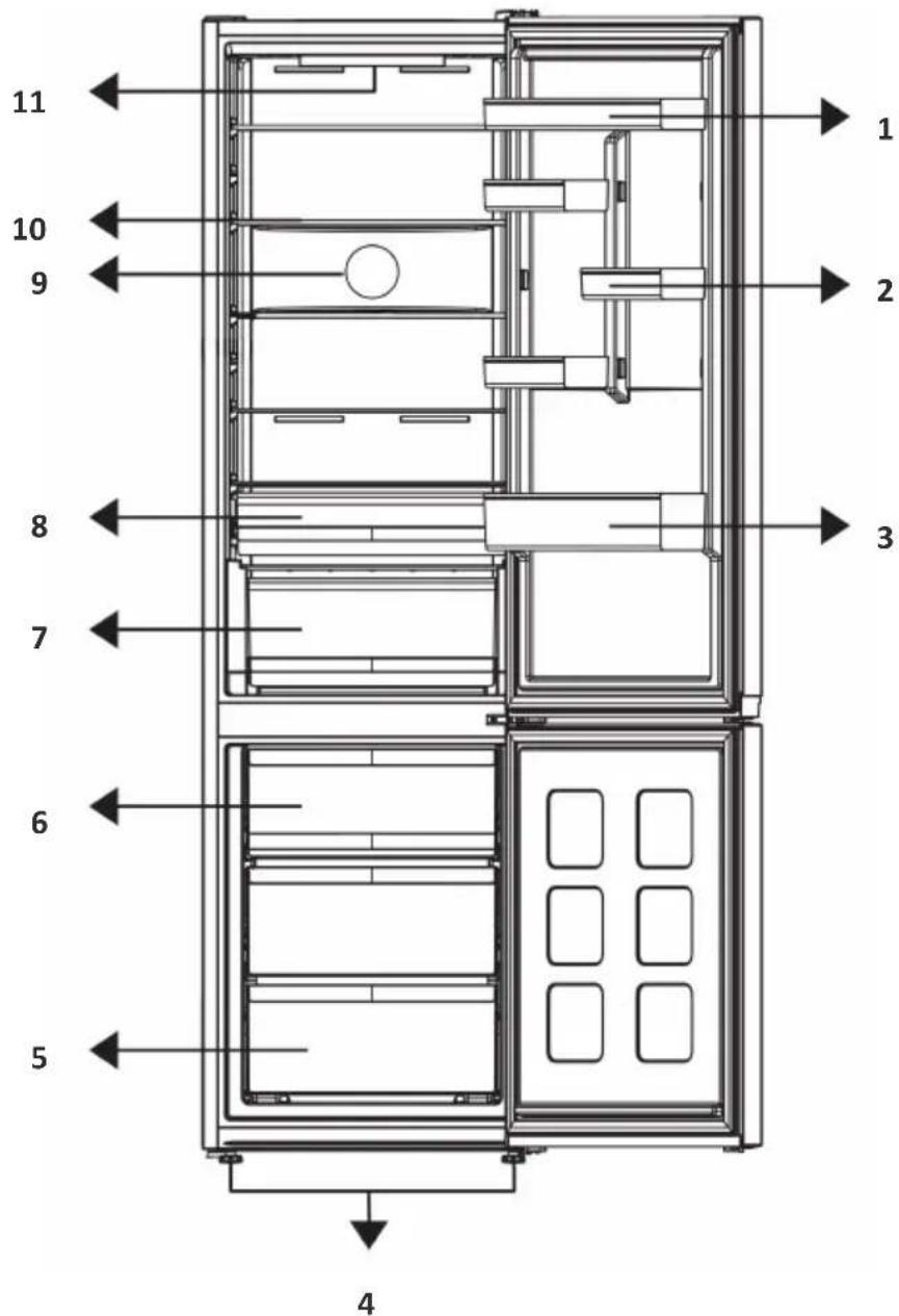 BEKO B3RCNA375HXB - Uw koelkast - 1