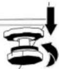 BEKO B3T6823W2 - Réglage des supports - 1