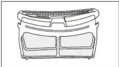 BEKO B3T6823W2 - Filtres à fibres (filtres internes et externes) / Nettoyage de la surface intérieure de la porte de chargement - 4