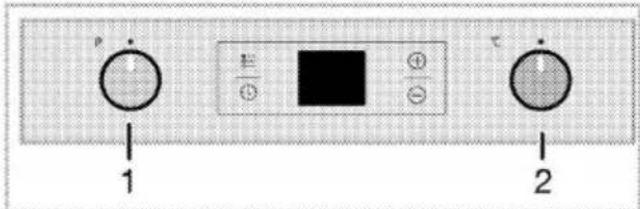 BEKO BIM23301BPS - Selection d'une température et d'un mode de fonctionnement. - 1