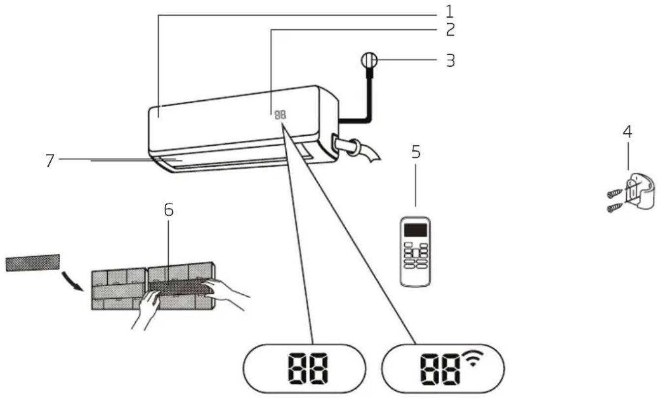 BEKO BIVPI 120 - Componenti dell'unità - 1