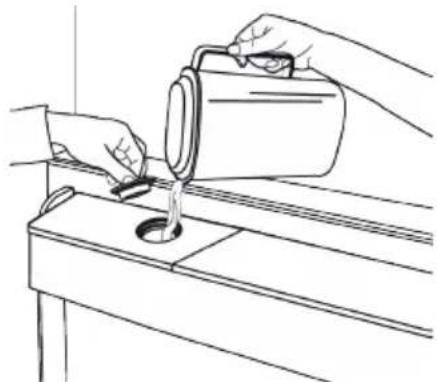 BEKO GN163243XBN - Filling the water tank of the water dispenser - 1