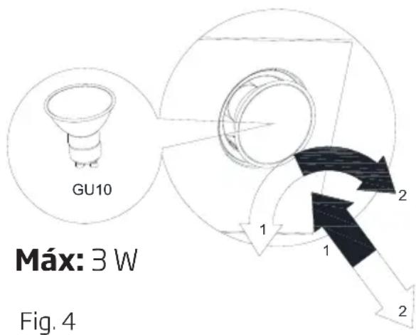 BEKO HCA 62420 B - Sustitución de la bombilla - 1