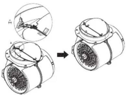 BEKO HCA 62420 B - Cambio del filtró de carbono (Modo de circulación de aire) - 2