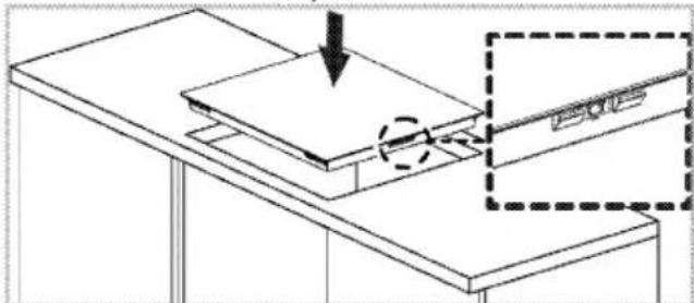 BEKO EH 9610 XHN - Vue de derrière (orifices de raccord) - 2