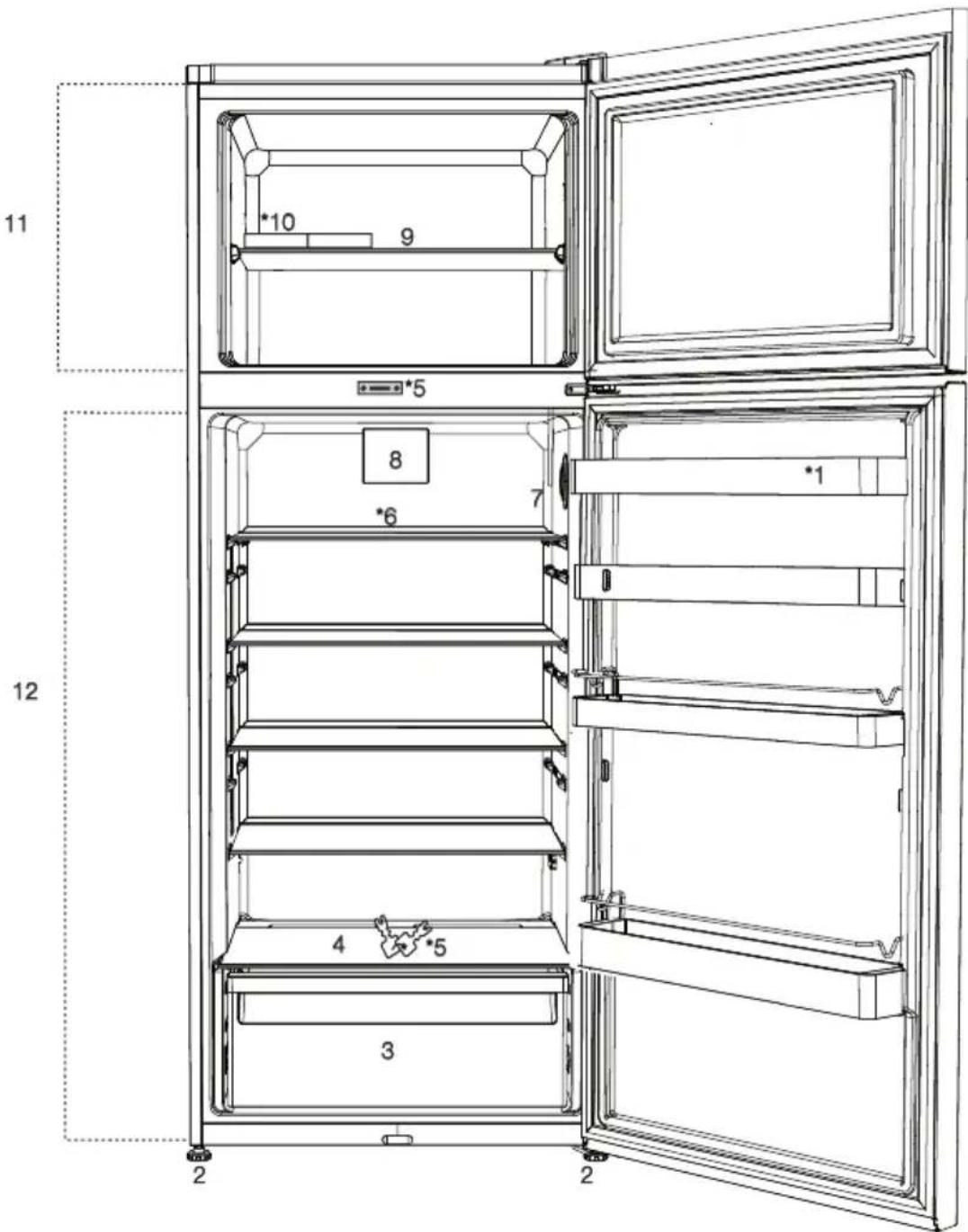 BEKO RDSE510M21WB - Your Refrigerator - 1