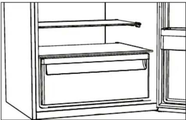 BEKO RDSE510M21WB - Le bac à légumes - 1
