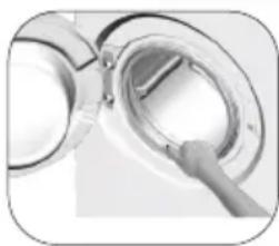 BEKO WM215 - Nettoyage du hublot et du tambour - 2