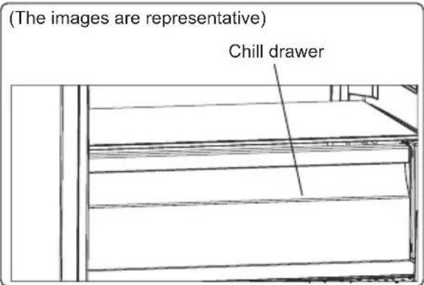 SHARP SJ-NBA34IHXPD-ES - The Chill Drawer (In some models) - 1