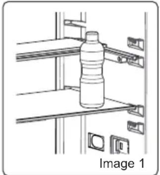 SHARP SJ-NBA34IHXPD-ES - Étagère en verre réglable (Dans certains modèles) - 1