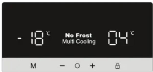 SHARP SJ-NBA34IHXPD-ES - Definições de Temperatura - 1