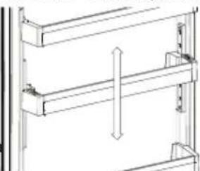 SHARP SJ-NBA31DMXPB-EU - Estantería de puerta Adapti-Lift (En algunos modelos) - 2