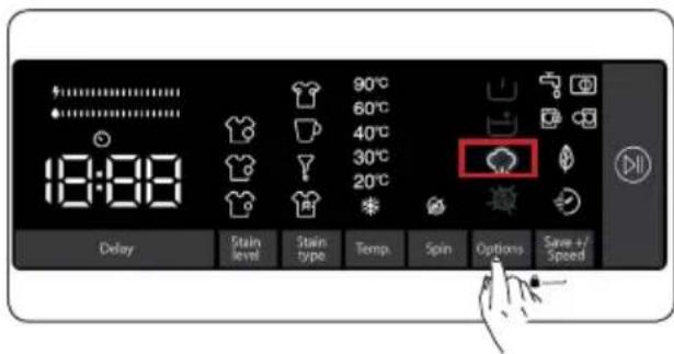 SHARP ES-NFL214CWDA-FR - l'application de vapeur - 1