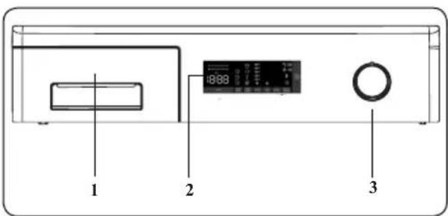 SHARP ES-NFL214CWDA-FR - PRÉSENTATION DU BANDEAU DE COMMANDES - 1