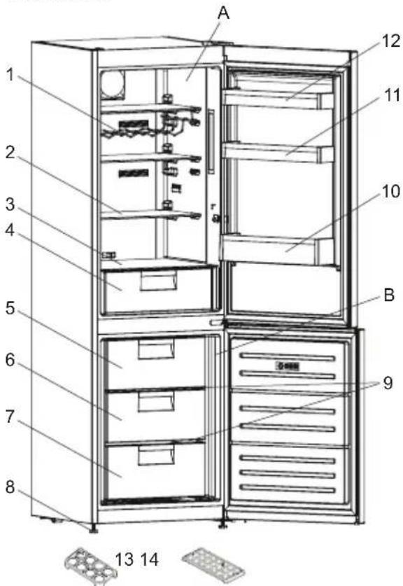 SHARP SJ-FBA09ITXPE-ES - GERÄTEBESCHREIBUNG - 2