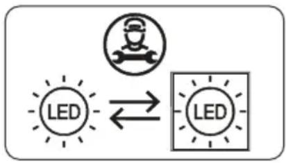 SHARP SJ-FBA09ITXPE-ES - LED-Beleuchtung auswechseln - 2