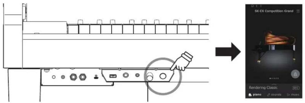 KAWAI Novus NV12 - ◆3. Allumer l'instrument - 1