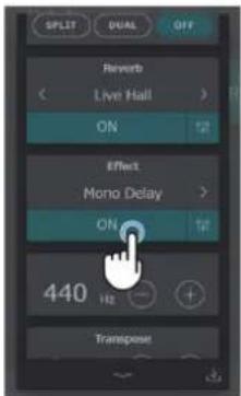 KAWAI Novus NV12 - Modifi er l'effet - 1