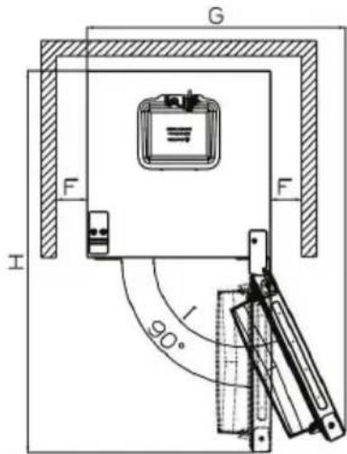 Frilec BONN380-NFD-040CW - Space Requirement - 3