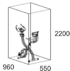 Christopeit Velo Fit - TRAINING SPACE REQUIREMENT - 1