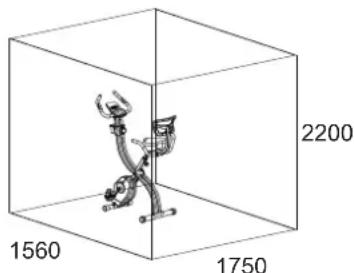 Christopeit Velo Fit - TRAINING SPACE REQUIREMENT - 2