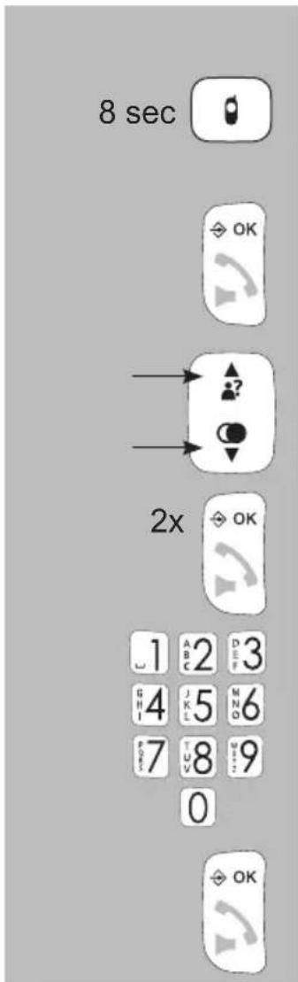 ALECTO FX-6000 - AANMELDEN HANDSETS: - 1