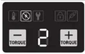 BOSCH IDR 18V-125 T Professional - Indicator (Antarmuka Pengguna) Deskripsi Arti - 1