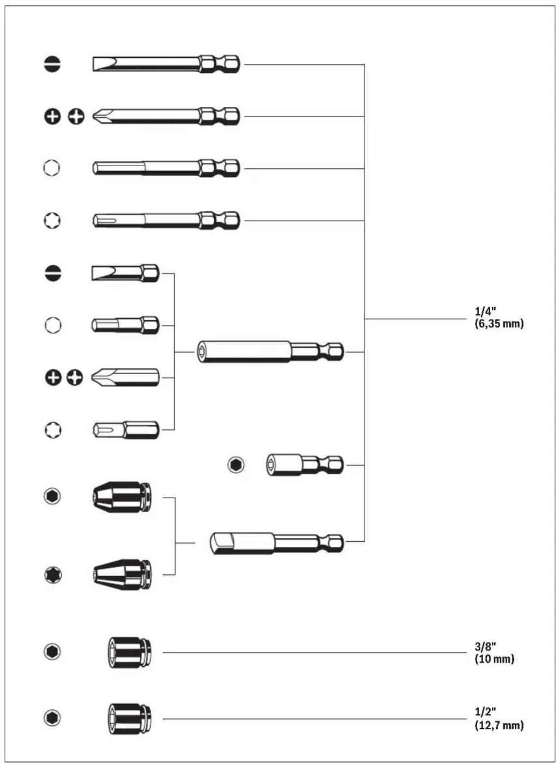 BOSCH IDR 18V-125 T Professional - （g）） - 2