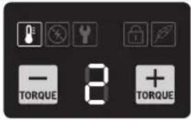 BOSCH IDS 18V-125 T Professional - Selección del nivel de par de giro - 4