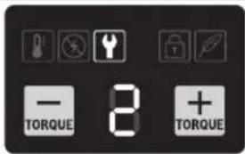BOSCH IDS 18V-125 T Professional - Chọn cấp độ mô-men xoắn - 1