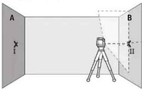 BOSCH GLL2XG Professional - Checking the Height Accuracy of the Horizontal Line - 3