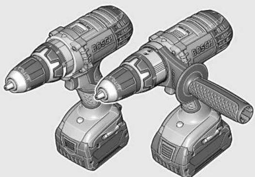 BOSCH GSB 14.4 VE-2-LI Professional - 1
