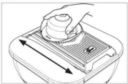 GENIUS Nicer Dicer Chef Professional - Setting the cutting thickness - 3