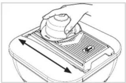 GENIUS Nicer Dicer Chef Professional - Instellen van de snijdikte - 3