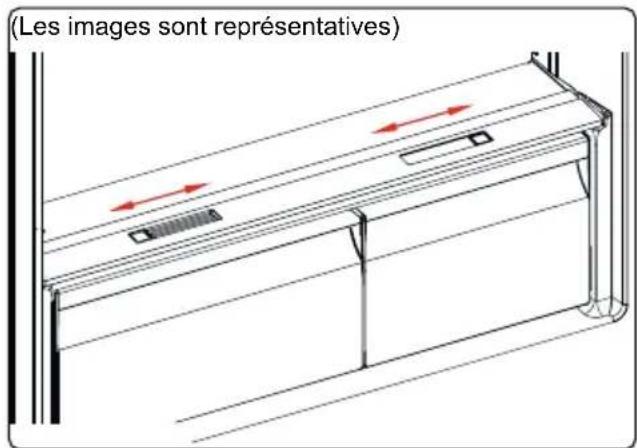 SHARP SJ-LE300E2XS-EU - Molette du bac à aliments frais (Sur certains modèles) - 2