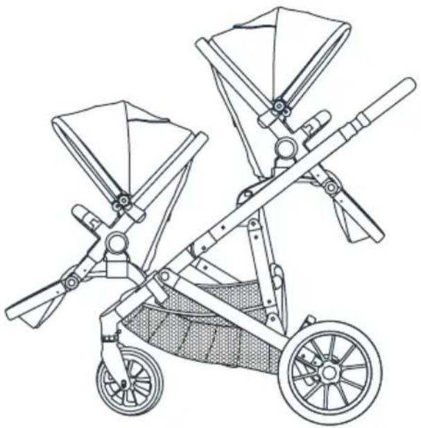 Deryan Evy V2 Seat - PRAM CONFIGURATIONS - 2