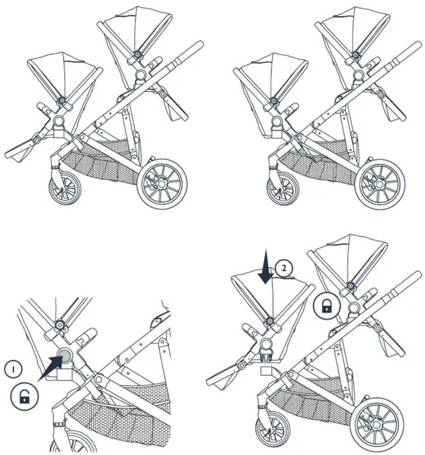 Deryan Evy V2 Seat - REVERSIBLE SEAT - 1