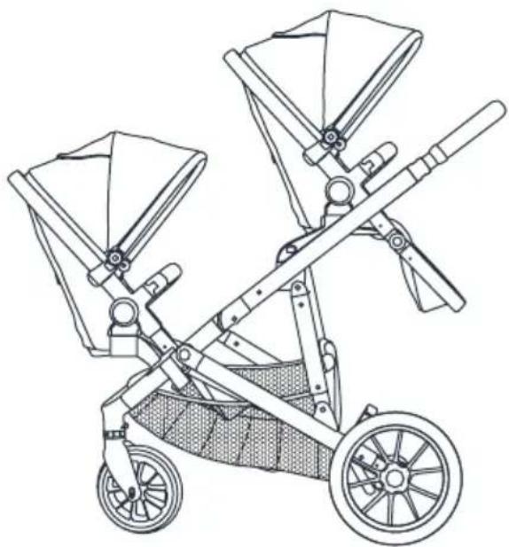 Deryan Evy V2 Seat - PRAM CONFIGURATIONS - 1