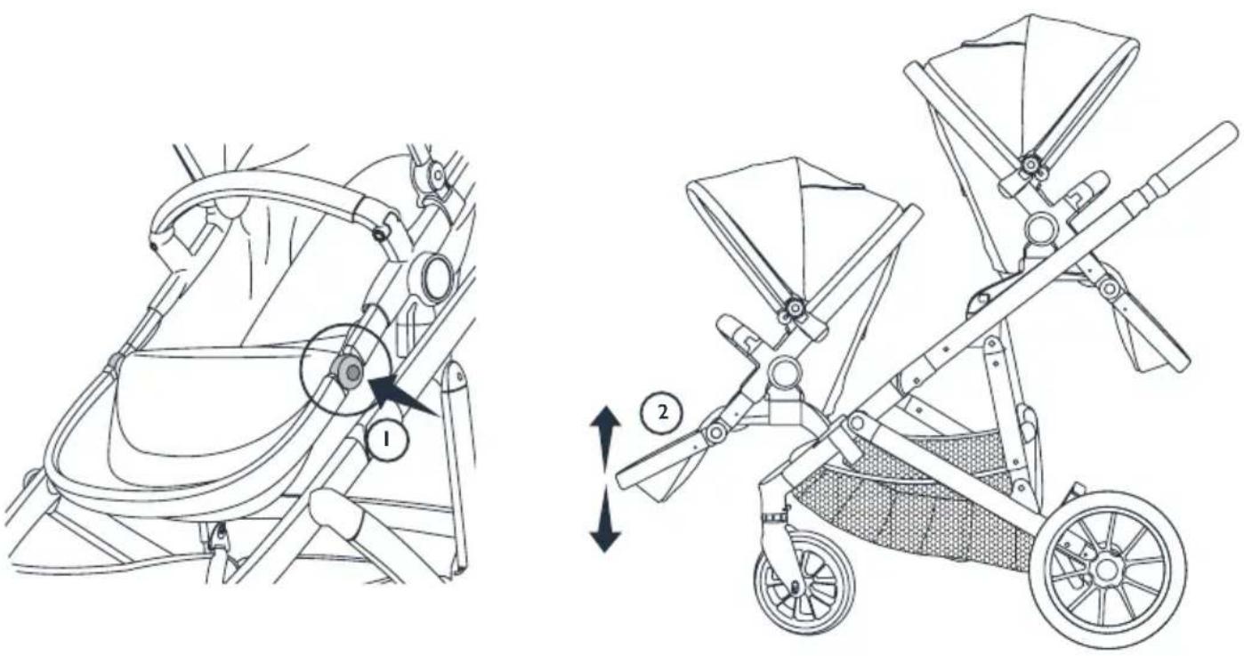 Deryan Evy V2 Seat - FOOTREST ADJUSTMENT - 1