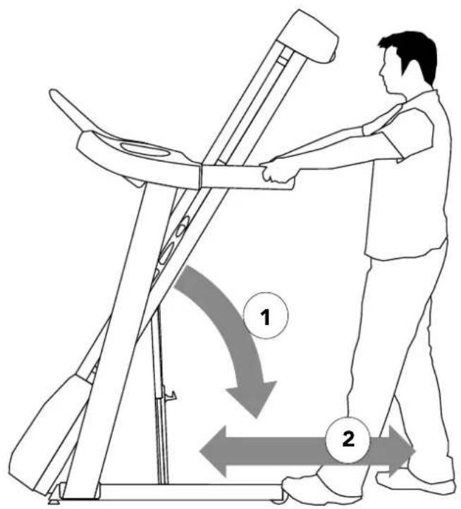 BOWFLEX T6 Treadmill - 步驟 9 - 移動跑步機 - 1