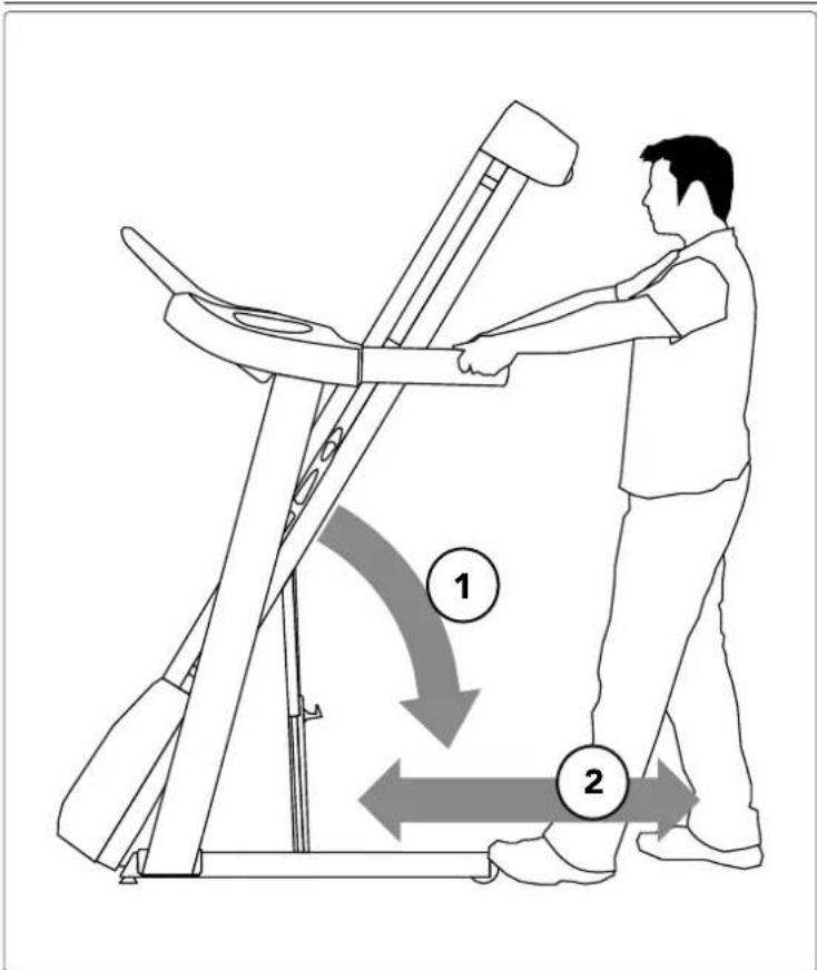 BOWFLEX T6 Treadmill - ÉTAPE 9 - DÉPLACEMENT DU TAPIS ROULANT - 1
