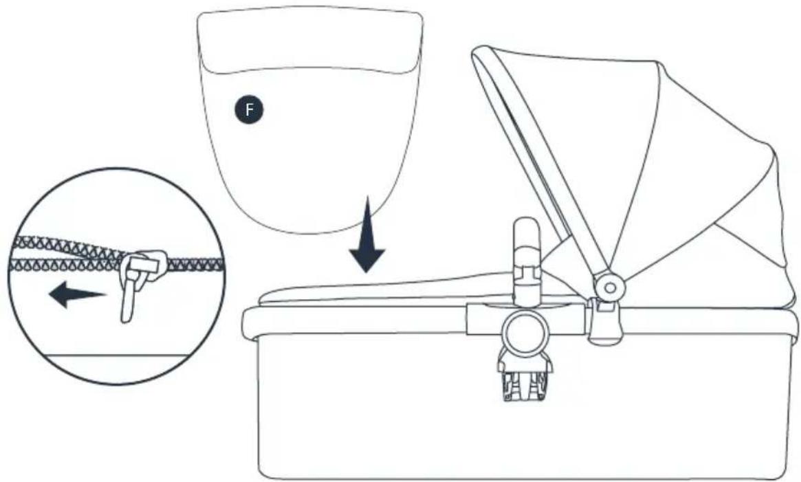 Deryan Carry Cot - ASSEMBLY - 1