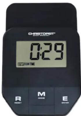 CHSTOPST® SUPPORT 0:29 STOP SCAN TIME R MEOB E ENTER