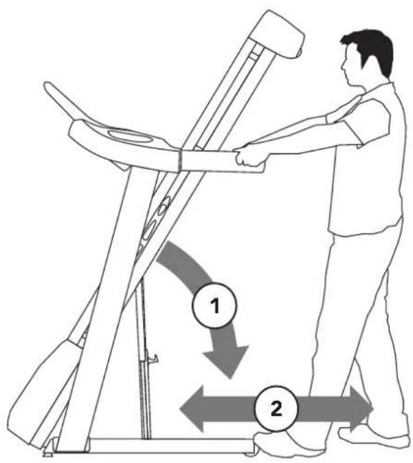 BOWFLEX T8.5J Treadmill - PASO 8 DE MONTAJE - MOVER LA CAMINADORA - 1
